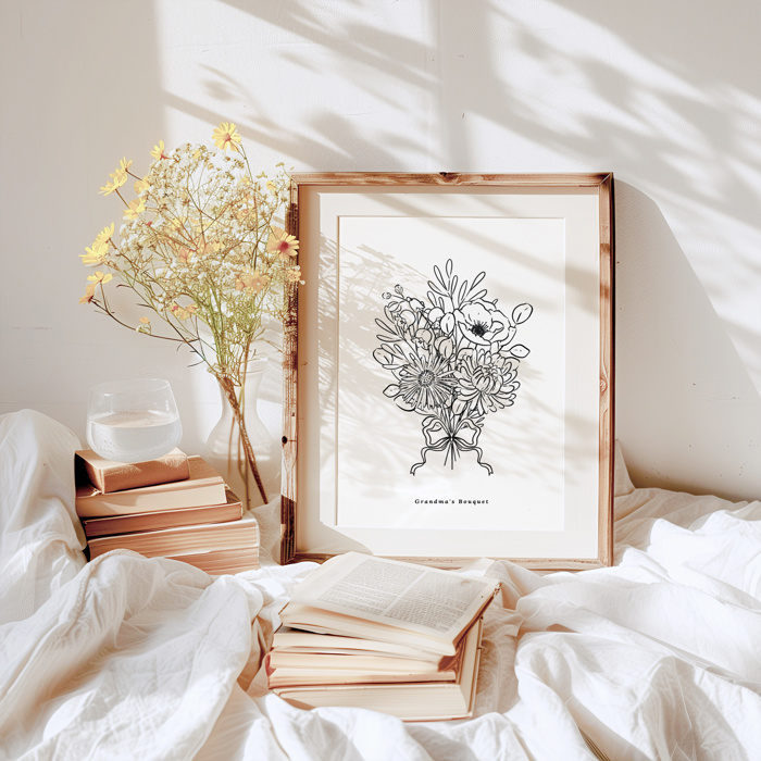 Custom Birth Flower Bouquet Up to 8 | Personalized Floral Gift