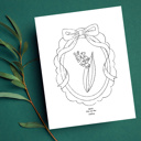  Birth Flower Prints | 2 Pk Simple Sketch Floral Wall Decor