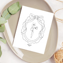  Birth Flower Prints | 2 Pk Simple Sketch Floral Wall Decor