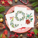  Paintable 5X7" Holiday Cards + Envelopes | 3 Pre-Sketched Christmas Note Cards | DIY Art Set
