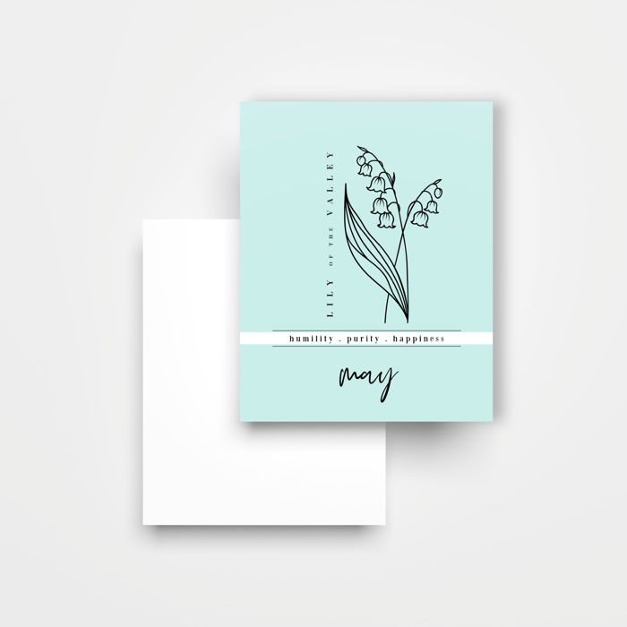 8 Pk Birth Flower Note Cards + Envelopes | Pick Your Pack