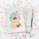  3 PK Paintable 5X7" Valentine's Day Cards + Envelopes | Watercolor Paint Kit