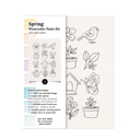  Spring Watercolor Paint Kit | All In One Art Gift Set | Just Add Water