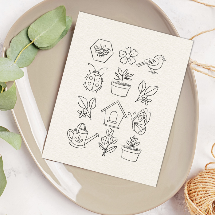 Spring Watercolor Paint Kit | All In One Art Gift Set | Just Add Water