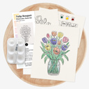  Tulip Bouquet Watercolor Paint Kit | Just Add Water 