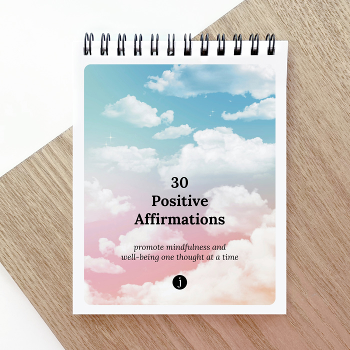 30 Pg Positive Affirmation Flip Book | Wellness, Motherhood, Workplace Themes | Pocket Size 