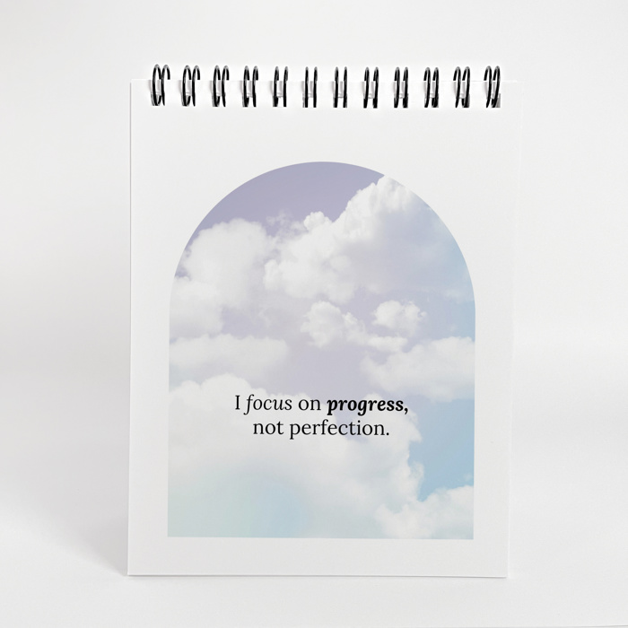 30 Pg Positive Affirmation Flip Book | Wellness, Motherhood, Workplace Themes | Pocket Size 