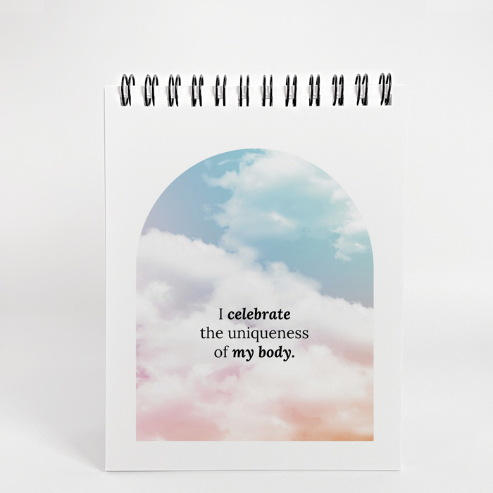 30 Pg Positive Affirmation Flip Book | Wellness, Motherhood, Workplace Themes | Pocket Size 