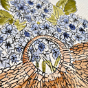  Hydrangea Basket Watercolor Paint Kit | All In One Art Gift Set