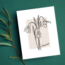  Personalized Birth Flower Print | Unframed Antique Style Accent Art