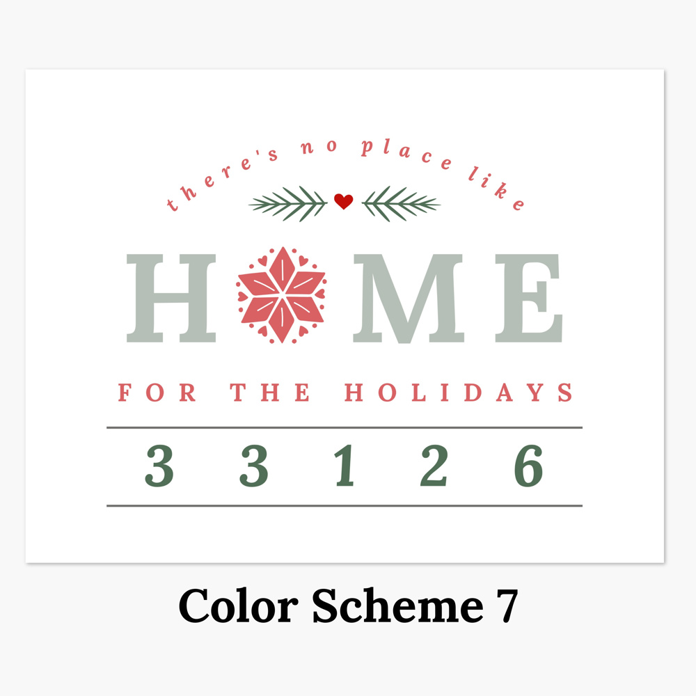 There's No Place Like Home for the Holidays | Personalized Print