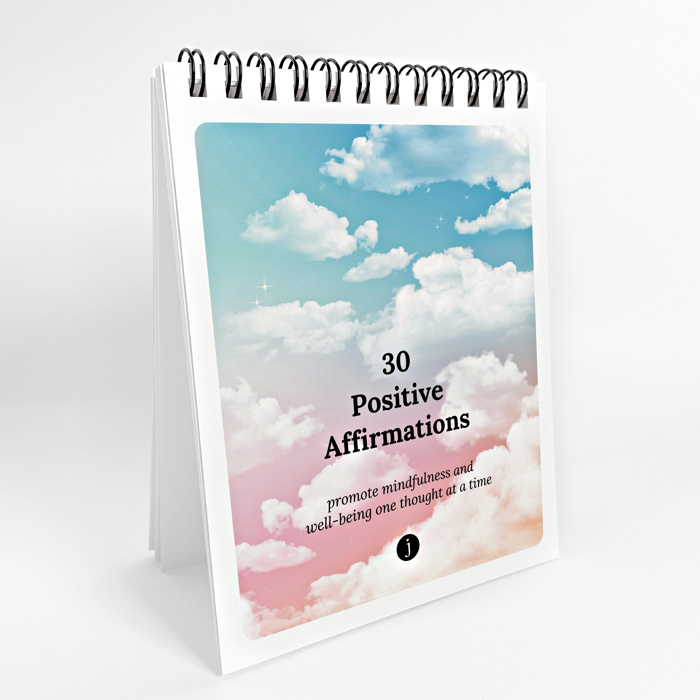 30 Pg Positive Affirmation Flip Book | Wellness, Motherhood, Workplace Themes | Pocket Size 