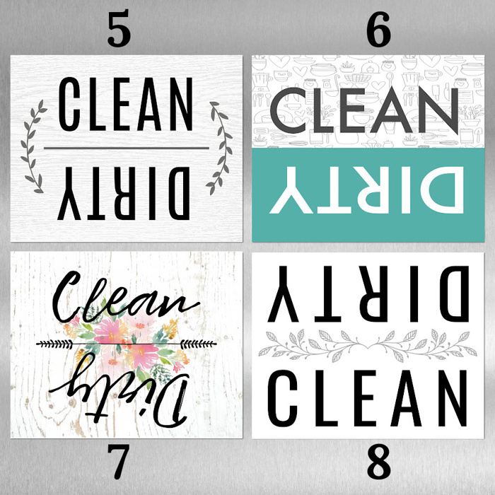 Clean or Dirty Flip Dishwasher Magnet Sign | 4.25X5.5"