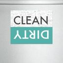  Clean or Dirty Flip Dishwasher Magnet Sign | 4.25X5.5"