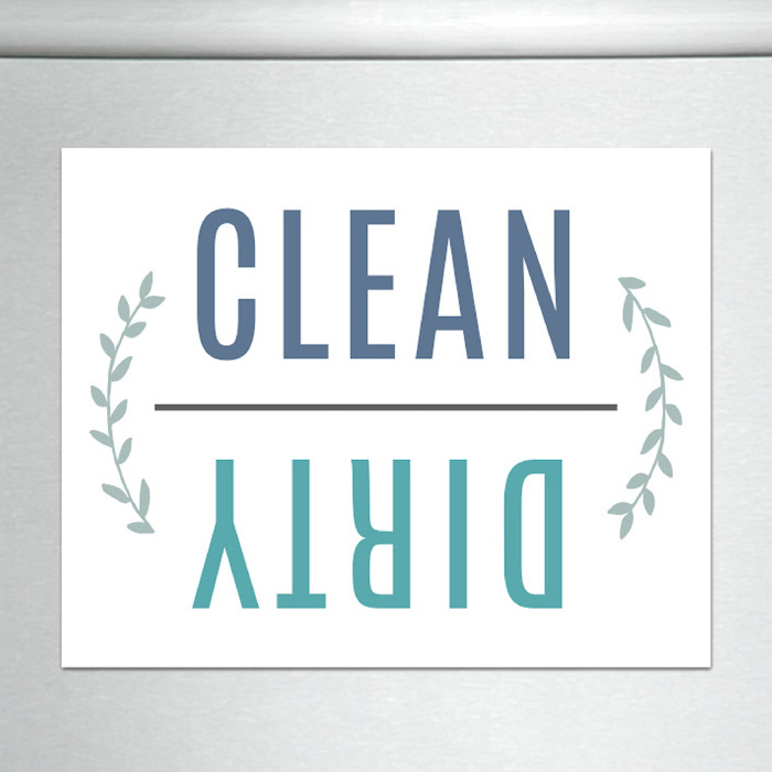 Clean or Dirty Flip Dishwasher Magnet Sign | 4.25X5.5"