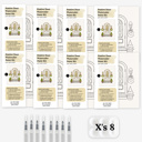 8 Paint Kits Festive Door Watercolor Paint Kit | Pre Sketched Art Kits in Bulk for Paint Party 