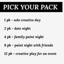  Festive Door Watercolor Paint Kit | Pre Sketched Art Kits in Bulk for Paint Party 