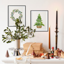  You Pick Winter Holiday Watercolor Kits 11 Options | Pre-Sketched Christmas Art Sets