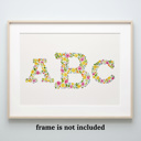  Hand Painted Monogram Floral Watercolor Art | Custom Initials Wedding Decor | Personalized Anniversary Gift