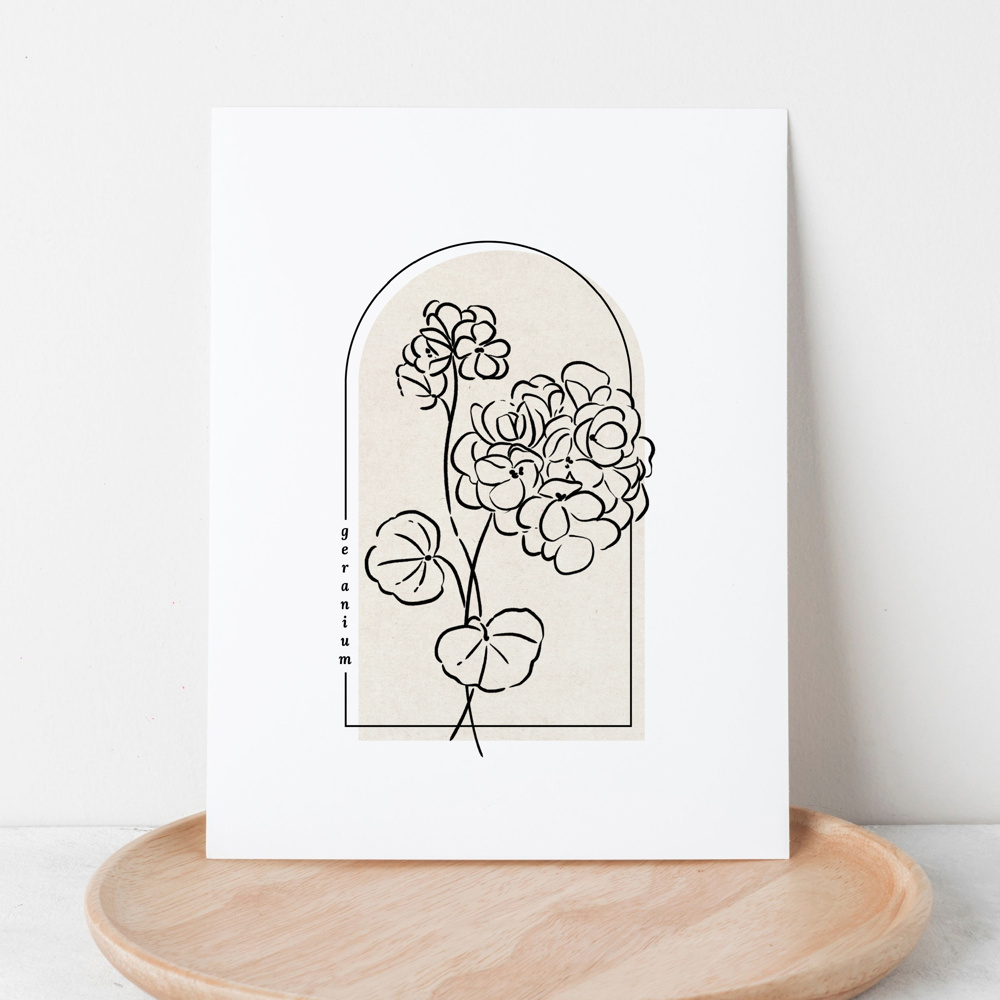 Hand Illustrated Floral Prints | 42 Flower Options