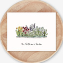  Birth Flower Garden Art Print | Up to 12 Flowers