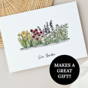  Birth Flower Garden Art Print | Up to 12 Flowers