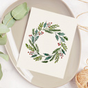  Holly Wreath Watercolor Paint Kit | Art Sets in Bulk for Paint Party