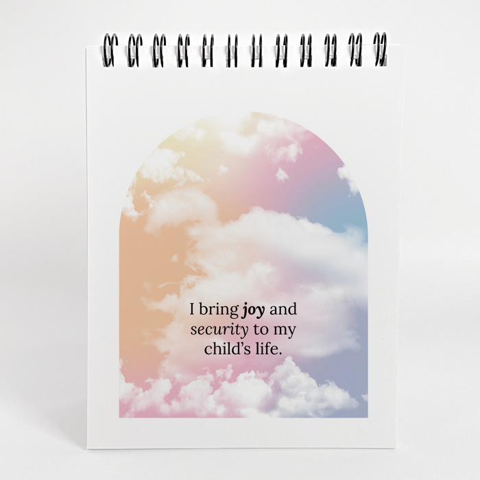 30 Pg Positive Affirmation Flip Book | Wellness, Motherhood, Workplace Themes | Pocket Size 