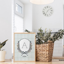  Custom Initial & Name Art Print | Personalized Monogram Wall Decor | 5 Color Options
