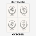  Birth Flower Watercolor Paint Kit | Just Add Water 