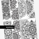  8 Pk Coloring Bookmarks + 2 Protective Vinyl Sleeves