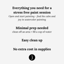  3 PK Paintable 5X7" Valentine's Day Cards + Envelopes | Watercolor Paint Kit