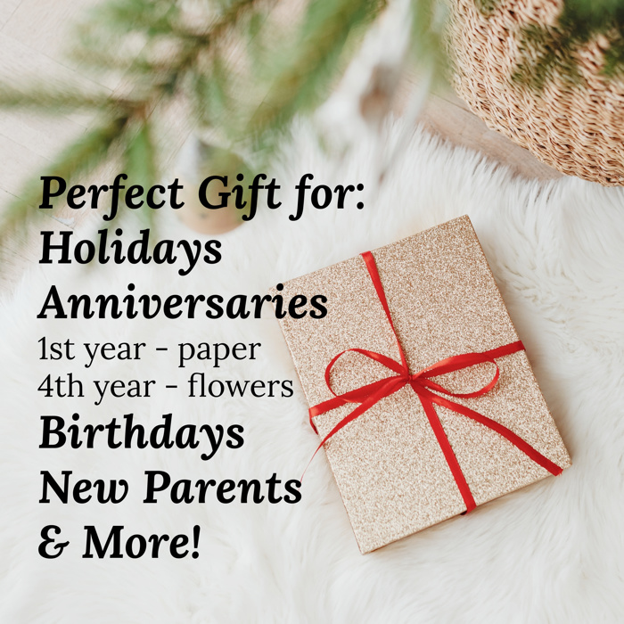 Hand Painted Rainbow Letter Art Print | Custom Initial Wildflower Monogram 