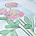  Ranunculus Watercolor Paint Kit | Just Add Water Pre-Sketched Art Set Gift