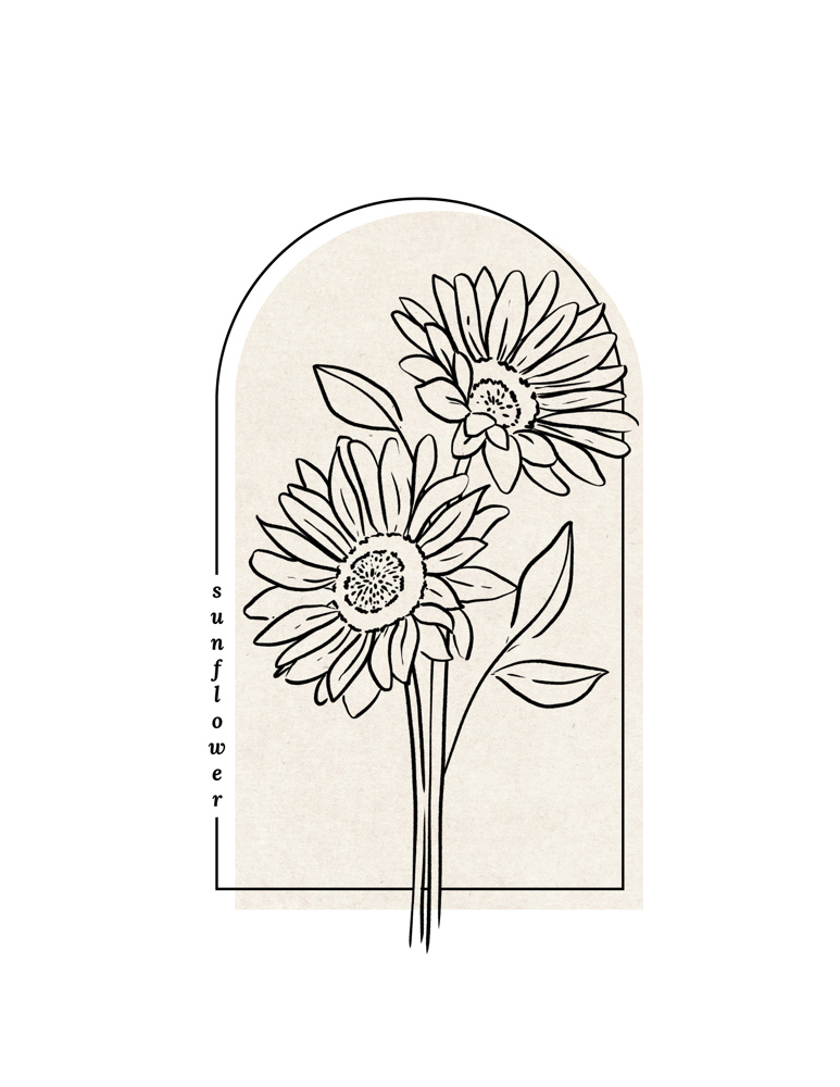 Hand Illustrated Floral Prints | 42 Flower Options