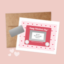  3 PK Scratch Off Valentines Day Note Cards + Envelopes and Stickers