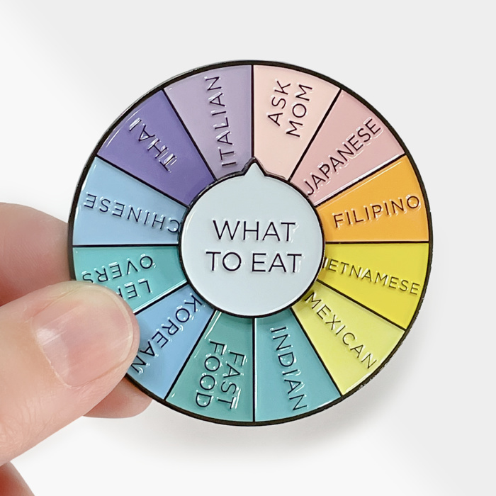 What To Eat Spinner Pin | Interactive Way to Plan Dinner