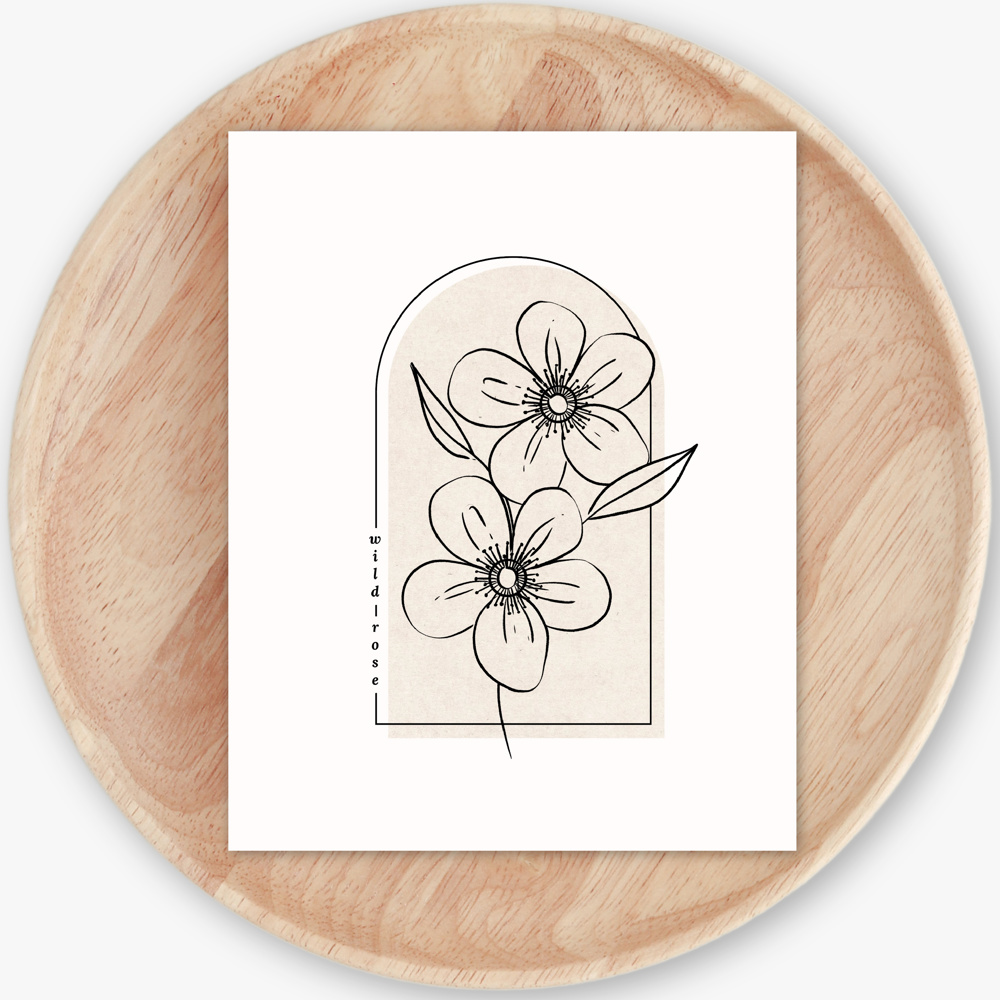 Hand Illustrated Floral Prints | 42 Flower Options