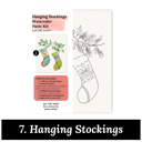  Christmas Watercolor Kit | Pre-Sketched Holiday Art Set