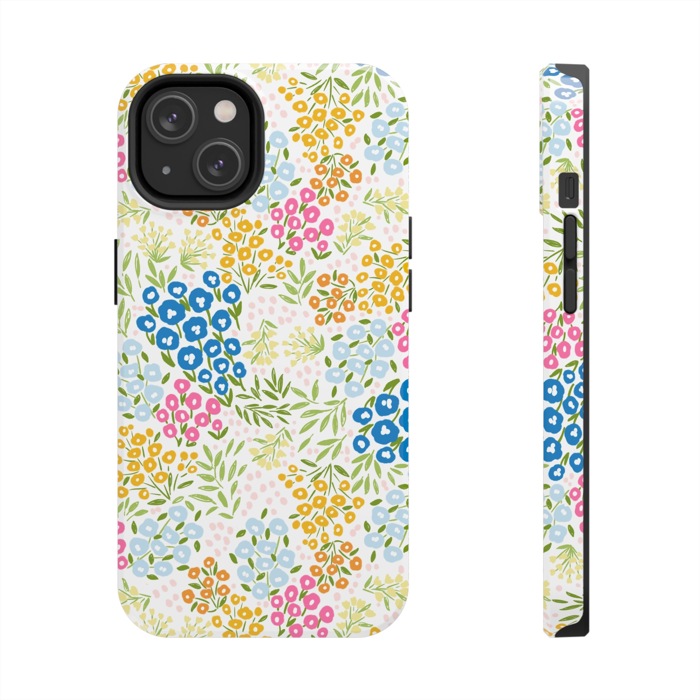 Wildflower Meadow iPhone Tough Case by Jande Summer | iPhone 16, 15, 14, 13, 12 