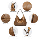  Faux Leather 3 Piece Purse Set