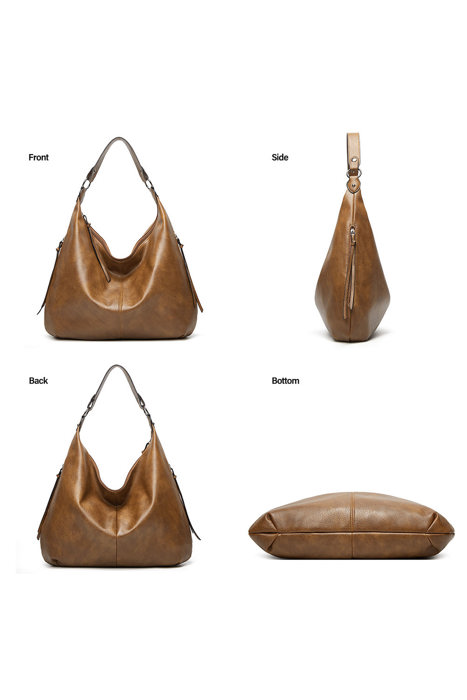Faux Leather 3 Piece Purse Set