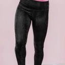  Snake Print Textured Leggings