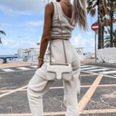  Crop Tank and Joggers Pants Set