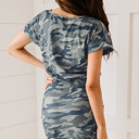  Camo Bodycon Mini Dress