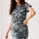  Camo Bodycon Mini Dress