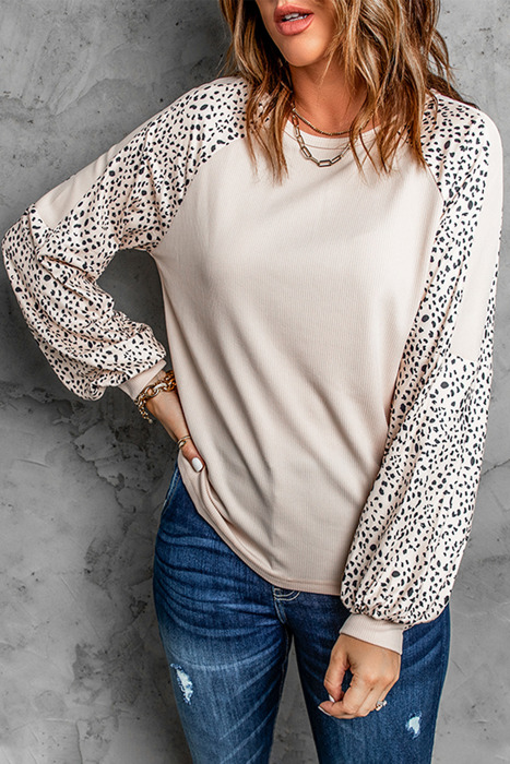 Leopard Print Pullover Top