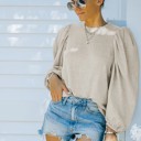  Billowed Long Sleeve Blouse
