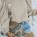  Billowed Long Sleeve Blouse
