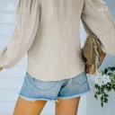  Billowed Long Sleeve Blouse